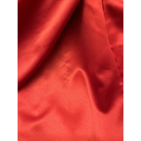 Cabernet by Sleep Sense Womens Deep Red Kimono Style Robe Mid Calf Size M - Picture 12 of 13